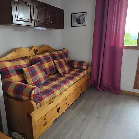 Confortable A Vallandry, 20 M² Avec Vue Montagne アパート