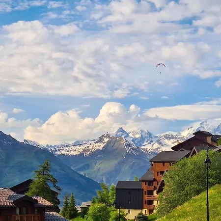 Confortable A Vallandry, 20 M² Avec Vue Montagne