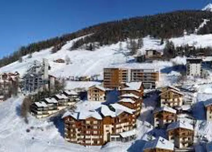 Daire Confortable A Vallandry, 20 M² Avec Vue Montagne