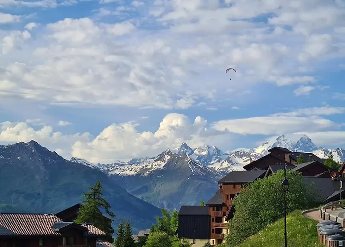 Daire Confortable A Vallandry, 20 M² Avec Vue Montagne *